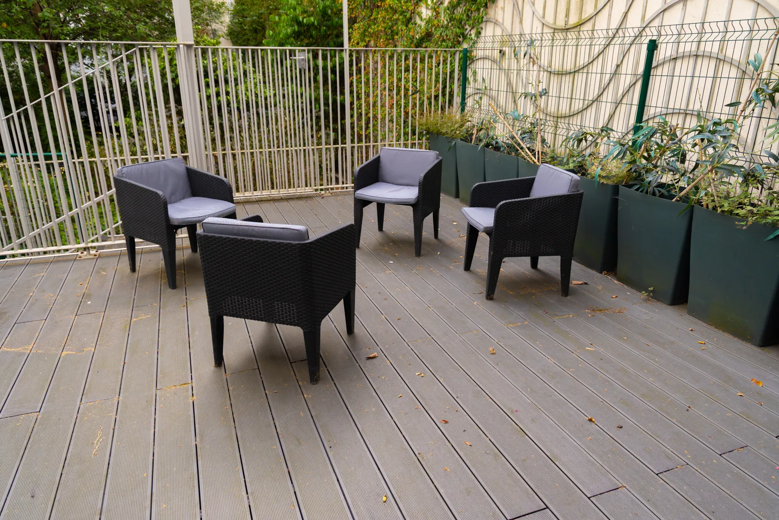 La terraza exterior de nuestro campus Henri IV