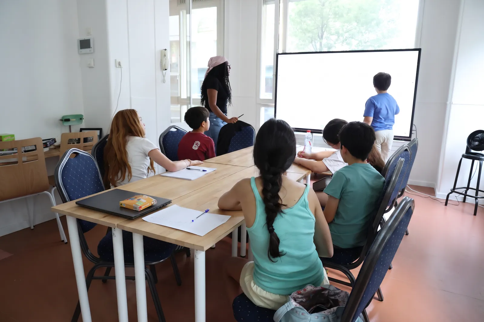 Un aula en nuestro campus Village Saint-Paul