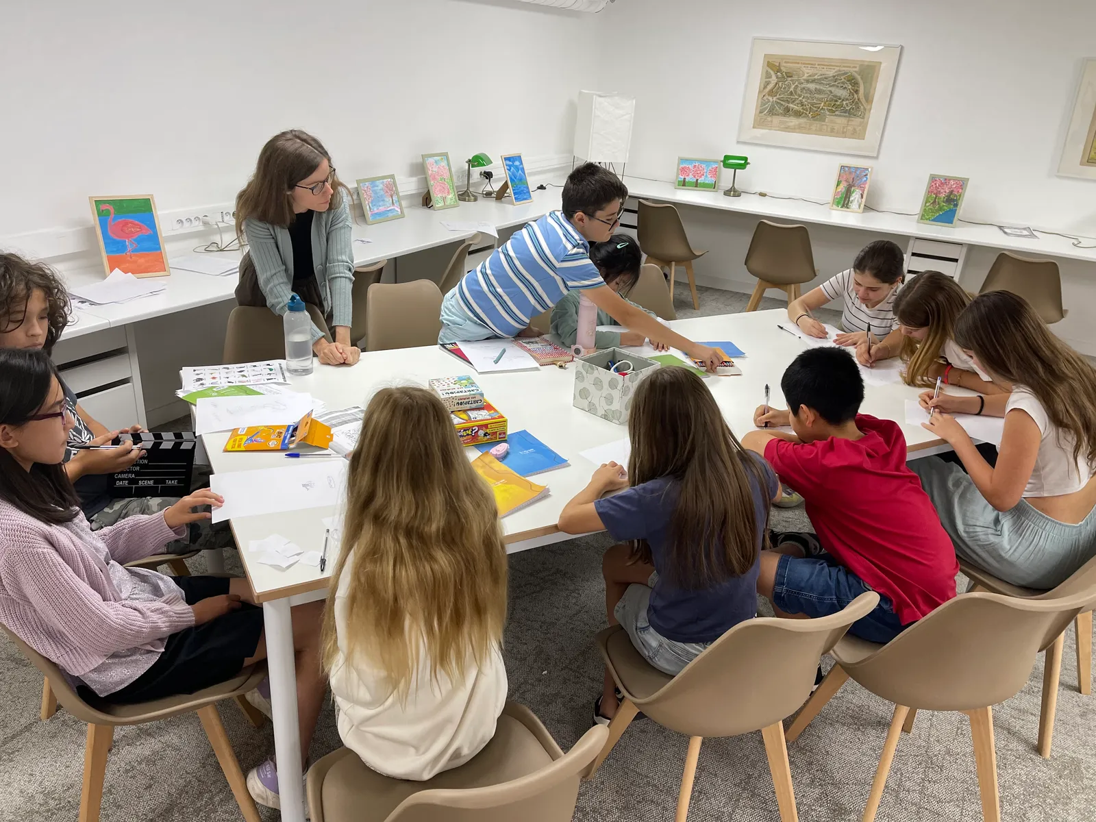 Un taller para niños en nuestro campus Village Saint-Paul