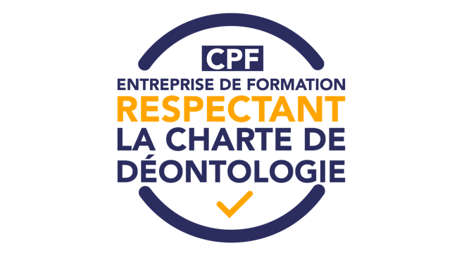 Logo bleu et orange de Les Acteurs de la Compétence CPF