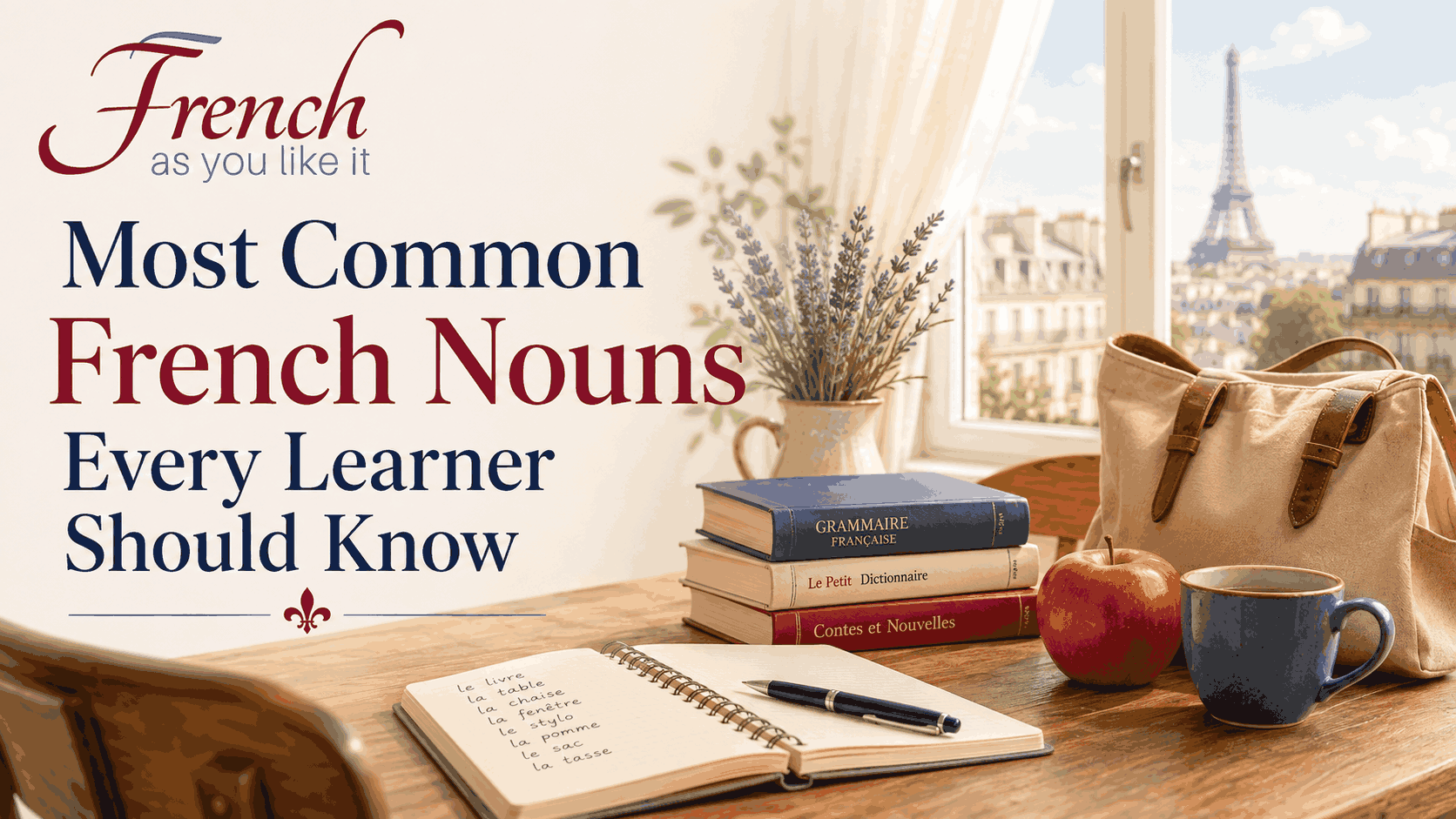 Learn 100 Most Common French Nouns Every Learner Should Know